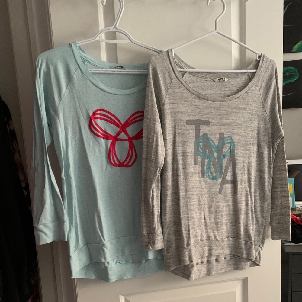 TNA Long Sleeve Shirt Lot Fit Oversized Small
